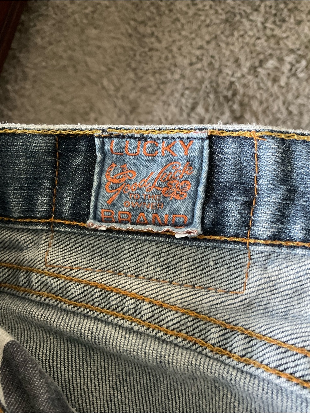 Vintage Lucky Brand Lil Maggie Button Fly Jeans, Size 6 - Picture 11 of 13